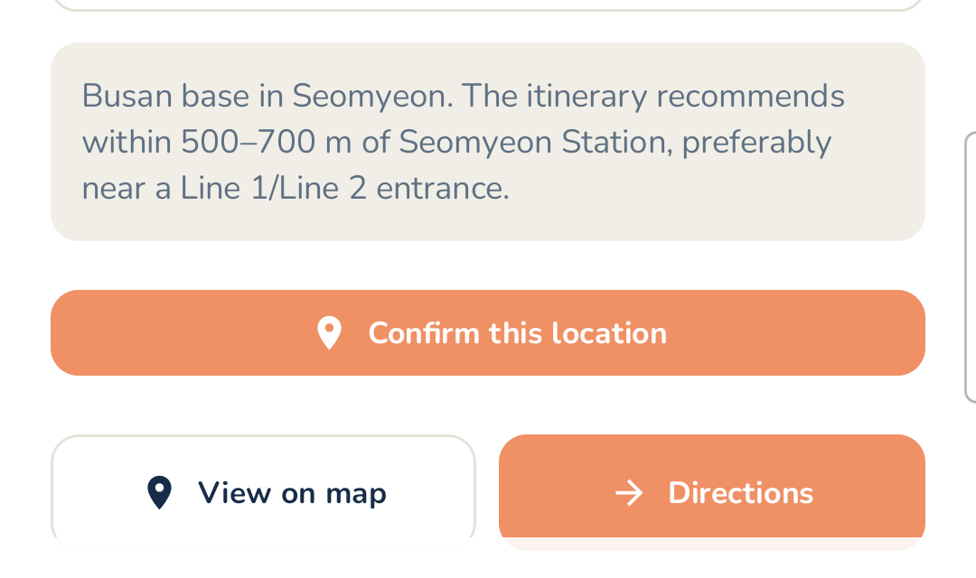 Directions button in Maptinerary's place sheet